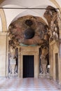External atrium of Archiginnasio, Bologna Royalty Free Stock Photo