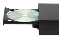 External CD-DVD player on white background Royalty Free Stock Photo