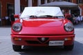 External detail of the Alfa Romeo Spider Duetto vintage car