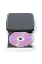 External dvd drive isolated Royalty Free Stock Photo