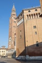 External Facade of the Baptistery of Cremona, Lombardy, Italy