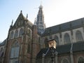 The external of the Grote Kirke in Haarlem