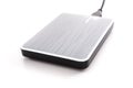 External Hard Disk on white background Royalty Free Stock Photo