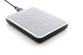 External Hard Disk on white background Royalty Free Stock Photo