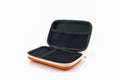 External hard drive carrying case. Bags for external hard drive. Royalty Free Stock Photo