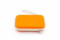 External hard drive carrying case. Royalty Free Stock Photo