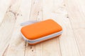 External hard drive carrying case. Royalty Free Stock Photo