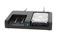 External hard drive docking station with ssd slots Royalty Free Stock Photo