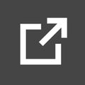 External Link Icon with Square & Arrow, pointing