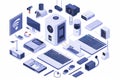 External network access revamps surveillance by adapting comprehensive camera coverage to safeguard biometrically managed home IoT