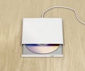 Portable optical disc drive Royalty Free Stock Photo