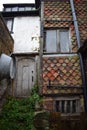 A external photo of the outside of a Tudor house