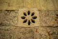 External rose-window on residential building