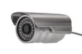 External security surveillance camera with night vision LED back