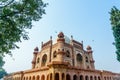 External side view of Humayun`s tomb in Delhi