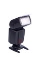 External speedlight isolated with clipping path