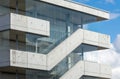 External stairs of a modern building Royalty Free Stock Photo