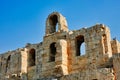 Ancient Roman Theatre, Odeon of Herodes Atticus, Acropolis, Athens, Greece Royalty Free Stock Photo