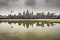 External view of Angkor Wat Royalty Free Stock Photo
