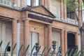 external view of building facade of State Pinacoteca in Sao Paulo