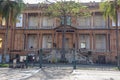 external view of building facade of State Pinacoteca in Sao Paulo