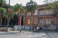 external view of building facade of State Pinacoteca in Sao Paulo