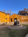 External view of the olive oil company Laur, number one in the world ranking in olive oils. Mendoza, Argentina