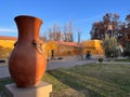 External view of the olive oil company Laur, number one in the world ranking in olive oils. Mendoza, Argentina
