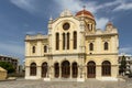 External view of Saint Minas Cathedral Heraklion Crete Royalty Free Stock Photo