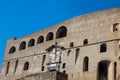 External walls of the Castel Sant Elmo in Naples built on 1537