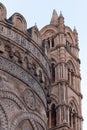 The External Walls Of The Cathedral Of Palermo In Italy Royalty Free Stock Photo