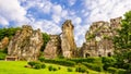 Externsteine in Teutoburg Royalty Free Stock Photo
