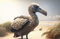 Extinct Dodo Bird On A Beach