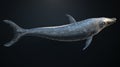 extinct marine reptiles, mosasaurus, elasmosaurus in ancient ocean. generative ai