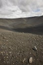 Extinct volcano interior Iceland