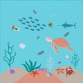 The extinction of rare species of fish and marine animals, the problem of urbanization. Biological impact. Water pollution, ocean