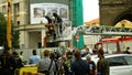 PRAGUE, CZECH REPUBLIC, JUNE 28, 2021: Extinction Rebellion demonstration protest blocking block blockade Czech National
