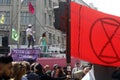 Extinction rebellion protest oxford circus london Royalty Free Stock Photo