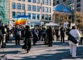 Extinction Rebellion Protest on the Streets of Boston Fall 2019