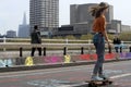 Extinction rebellion protest waterloo bridge  london Royalty Free Stock Photo