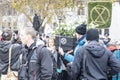 Extinction Rebellion protesters in central London