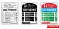 This extinguisher contains dry powder fire extinguisher id sign icon of 3 types color, black and white, outline. Isolated vector