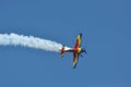 Extra 300 airplane performing an airshow Royalty Free Stock Photo