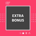 Extra bonus - button. Graphic elements for your design