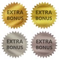 Extra bonus guarantee label