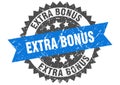 Extra bonus stamp. extra bonus grunge round sign. Royalty Free Stock Photo