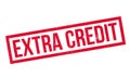 Extra Credit rubber stamp Royalty Free Stock Photo