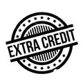 Extra Credit rubber stamp Royalty Free Stock Photo