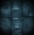 Extra Dark Cyanotype Background Royalty Free Stock Photo