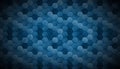 Extra Dark Cyanotype Tiled Background with Spotlight